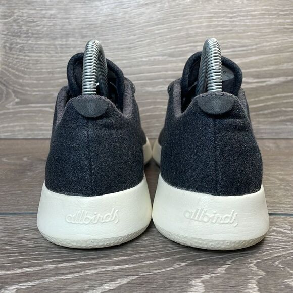 Allbirds Merino Wool Runners Women’s Sz 8 Tuke Jo Charcoal Cream Running Shoes - Picture 4 of 10